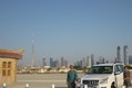 At the beach. The Burj Khalifa (currently the world's tallest building)  in the background at left - wow! 4/11/2010