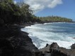 Kehena Black Sand Beach, a short drive from our cottage.