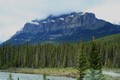 Castle Mountain and the Bow River.