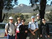 The party at Tidbinbilla, 10th May, 2009 (our destination in the background).