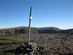 The summit cairn is that tiny pimple in the distance.