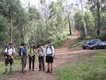 The team, bright-eyed and ready for the climb up the Eskdale Spur of Mt. Bogong.