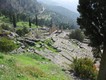 The ruins of the theatre at Delphi. Spectacular location on the slopes of Mt Parnassus. 16/11/2010