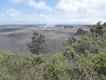 The smoking Halema'uma'u Crater of Mt Kilauea in Volcanoes National Park.