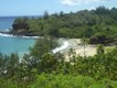 Beach near the McBryde Gardens, on the south shore of Kauai, near Po'ipu.