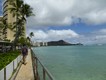 Waikiki Beach gets rather narrow, as you can see, but public access is guaranteed.
