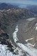 Looking down to the Hooker Glacier