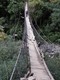 Seriously sloping old suspension bridge, 15/11/09.