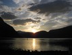 Sunset view from our campground at Eidfjord. 9th May, 2011