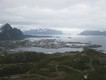 View over Svolvaer from the top of the nearby hill we climbed. 21/5/11