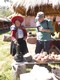 The head of the community spoke Quechua  and our guide translated. They use natural dyes for the spun yarn. 25/05/19