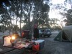 Rather cool evening, camped at Discovery Lagoon Campground on the eastern side of Kangaroo Island.