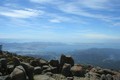 View over Hobart from Mt. Wellington on a beautiful day.