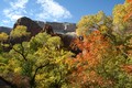 Zion Canyon with some autumn colour - lovely!